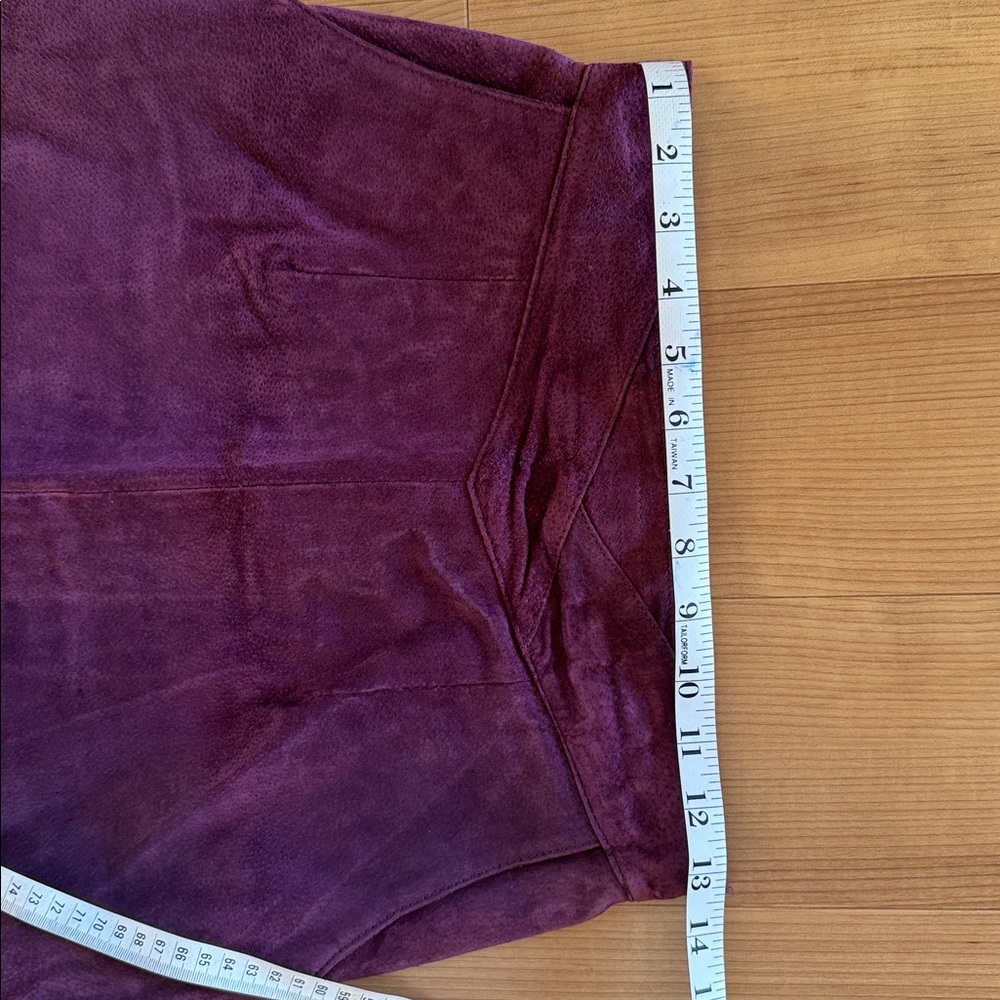 Vintage Jacqueline Farrer purple leather skirt 💜 - Picture 6 of 7